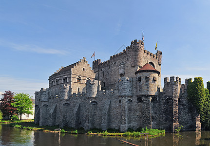水晶城堡古世纪的格拉文斯城堡背景