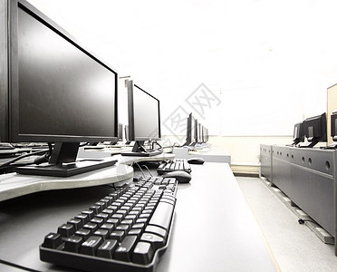 带有计算机排行的工作场所间工作室学校工作站课堂数据办公室键盘电脑教育家具网络图片