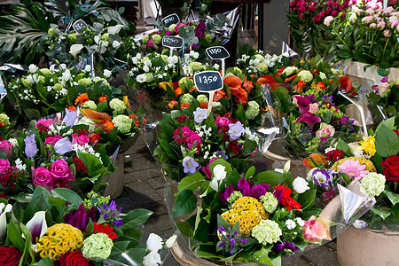花花市场销售植物群园艺店铺花园花束植物季节性花店庆典图片