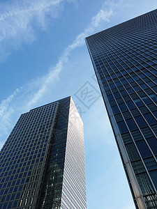 Docklands建筑展望摩天大楼地标天空反光蓝色港区职场建筑学办公室管理人员图片