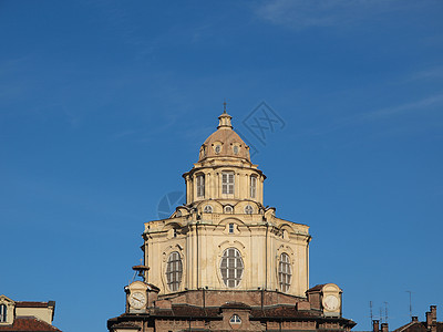 都灵圣洛伦佐教堂大教堂教会建筑学信仰地标宗教风格主场纪念碑图片