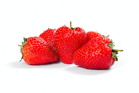 新鲜红草莓食物水果宏观素食主义者活力早餐红色种子甜点团体图片