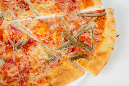 披萨比萨黄瓜胡椒小吃育肥餐厅食物糕点蔬菜火腿馅饼图片