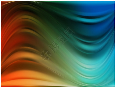 变化多彩的动态和亮光波浪 EPS 8图片