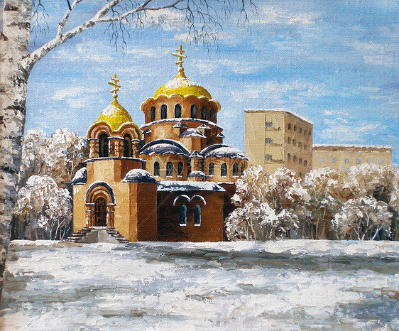 俄罗斯Nevskij大教堂图片
