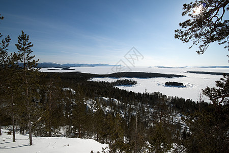 山区冬季风景天气旅行山脉太阳国家天空蓝色季节白色气候图片