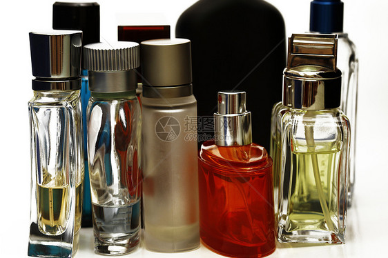 香水瓶香水反射香味瓶子粉碎机黄色化妆品玻璃薄纱气味图片