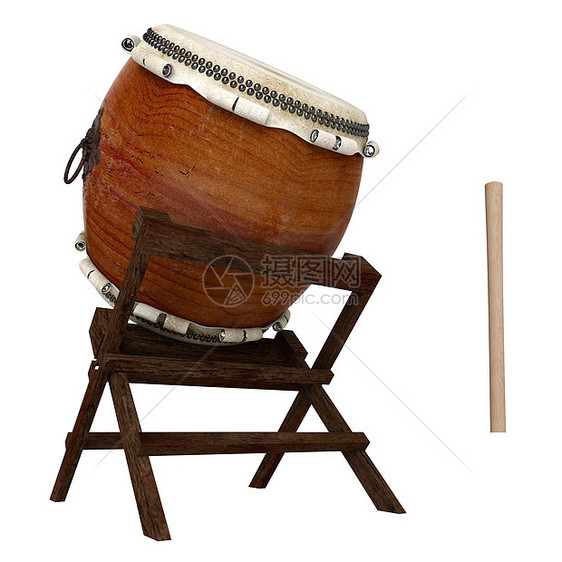 塔伊科文化工作室乐器遗产铆钉仪式太鼓插图古董振动图片