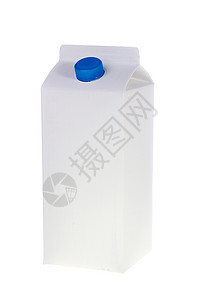 白纸盒食物纸板盒子包装果汁产品白色水壶乳糖四面体图片