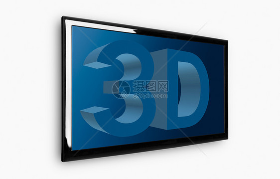 3D电视晶体管播送水晶娱乐宽屏液晶电影液体推介会框架图片