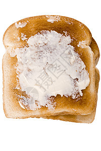 面包和黄油化合物白色奶油棕色小吃宏观饮食碳水食物橙子图片