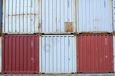 集装箱集装箱在港口托运国际运输贮存出口工业海关商业船厂码头大部分图片