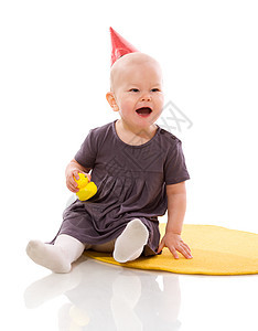 玩婴儿游戏金发儿童生日地毯学习好奇心孩子幸福童年婴儿图片