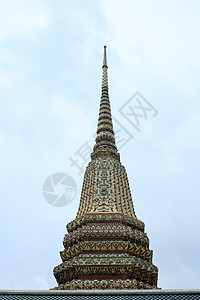 帕果达连体宝塔宗教寺庙蓝色佛塔佛教徒天空皇家图片