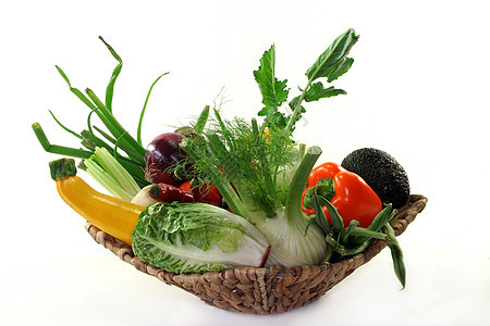 蔬菜篮子食物茴香香葱烹饪市场萝卜饮食胡椒韭菜美食图片