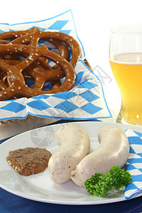 牛肉香肠啤酒杯花园饮料海关啤酒菱形节日食物传统图案图片