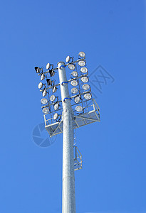 体育台灯光灯泡交通灯笼照明棒球光灯足球金属运动蓝色图片