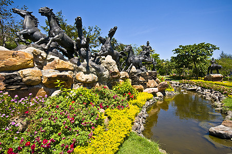 古代城市花园旅游博物馆文化图片