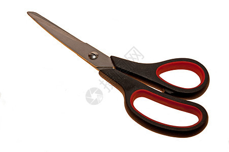 剪剪刀工作工具金属头发红色黑色白色剪发背景图片