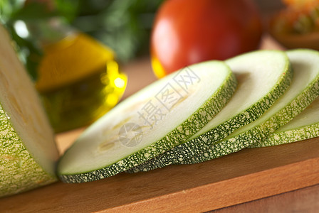 Zucchini 切片绿色照片营养水平食物蔬菜烹饪图片