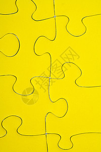 拼谜材料会议拼图解决方案战略链接黄色纹理图片