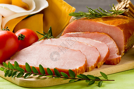 烟熏烤牛肉火腿牛扒餐巾纸食物砧板猪肉美食健康熏制图片