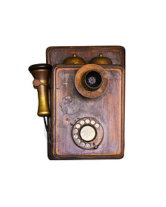旧电话古董乡愁艺术手机谈话者耳机拨号技术商业广告背景图片