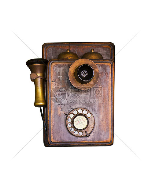 旧电话古董乡愁艺术手机谈话者耳机拨号技术商业广告图片
