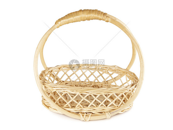 装饰篮子柳条木质编织图片