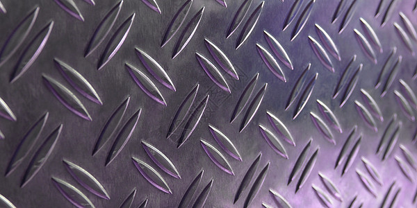 钻石钢金属工业床单材料灰色紫色背景图片