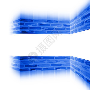 背景墙壁阴影建筑学裂缝白色插图蓝色材料崎岖房间地面图片