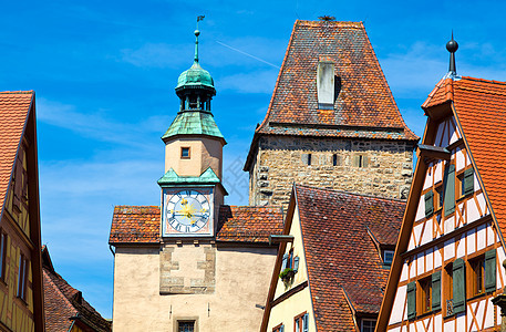 德国天空机电阳光传统建筑景观历史性蓝色地标历史图片