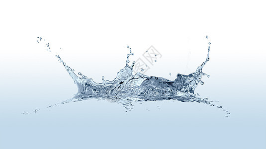 溢水元素蓝色设计冷饮饮料气泡飞溅口渴液体饮食图片