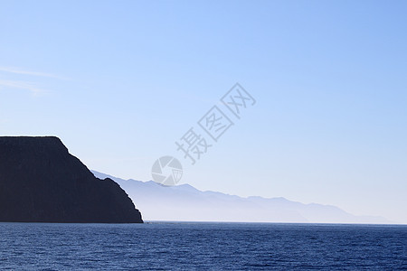 圣康克鲁斯岛渠道海岸海洋岛屿海岸线海滩地平线旅游海景蓝色图片