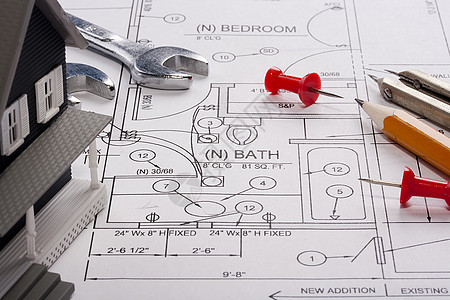房屋建筑建筑师蓝图图表草稿住宅项目公寓测量绘画建筑学图片