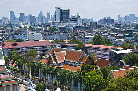 曼谷观点旅行建筑学市中心首都基础设施旅游景观天际建筑城市图片