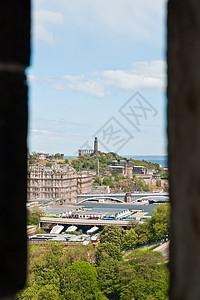 爱丁堡城堡石头天空爬坡建筑学城市遗产历史建筑王国防御图片