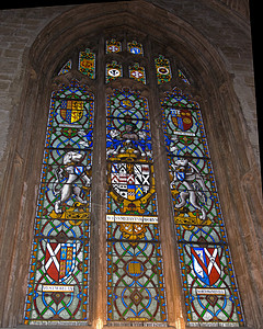彩色玻璃玻璃窗风格马赛克艺术品蓝色建筑教堂艺术装饰大教堂背景图片