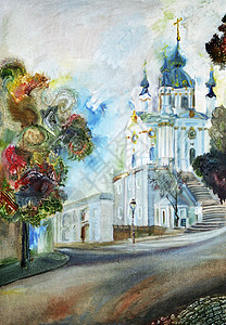 基辅大教堂绘画图片