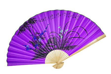 中华蓝风扇白色蓝色木头艺术戏剧文化宏观高清图片下载-正版图片320657209-摄图网