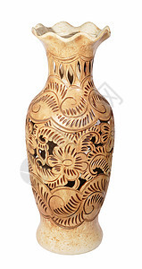 浮雕装饰粘土花瓶手工装饰品古董文化历史陶器制品陶瓷工艺黏土图片