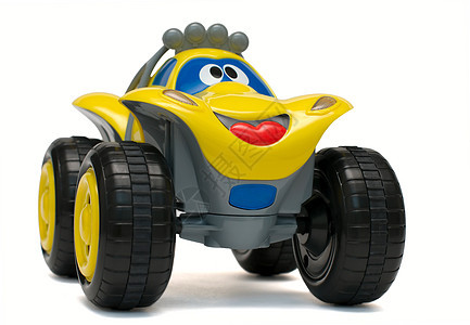 有趣的卡车黑色喜悦怪物乐趣婴儿驾驶车轮控制黄色玩具图片