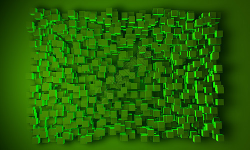 绿色的几何区块背景瓷砖多边形圆圈圆形纺织品红色墙纸无缝地网格背景图片