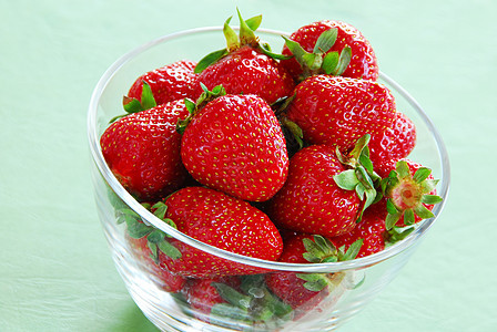 开胃红草莓小吃农业盘子美食浆果饮食营养水果食物甜点图片