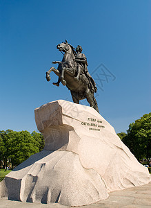 俄罗斯 圣彼得堡 铜制铜骑士图片