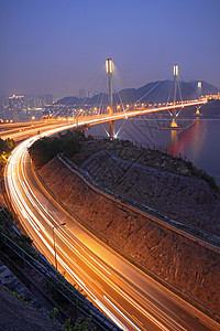 廷九桥街道场景建筑海洋景观运输蓝色汽车速度旅行图片