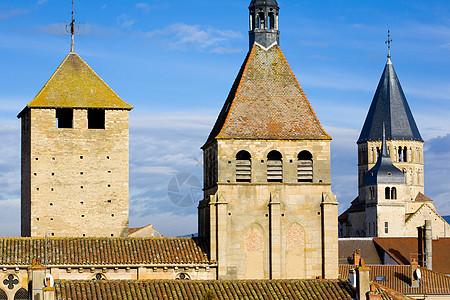 法国伯根迪 克伦尼修道院历史性精神旅行建筑学历史外观地标世界教会建筑物图片