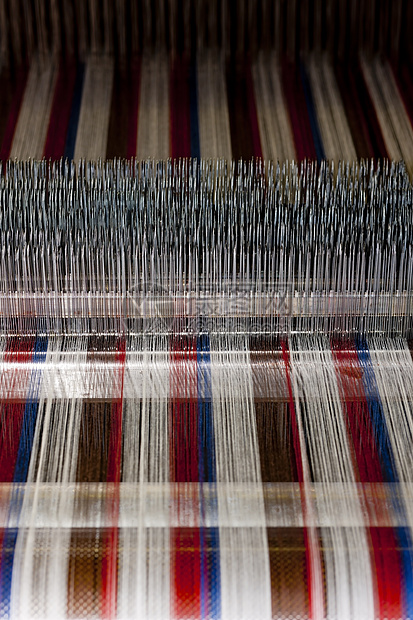 纺织机织物编织线程工厂工业织机纺织亚麻布机生产图片