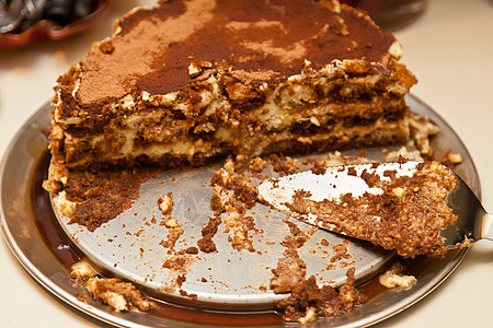 蒂拉米苏粉末巧克力营养蛋糕咖啡烹饪可可饮食奶油糕点图片