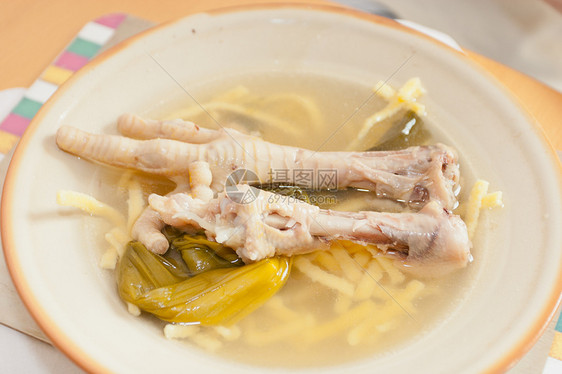 鸡脚味道食物抛光皮肤美食家禽午餐烹饪盘子厨房图片